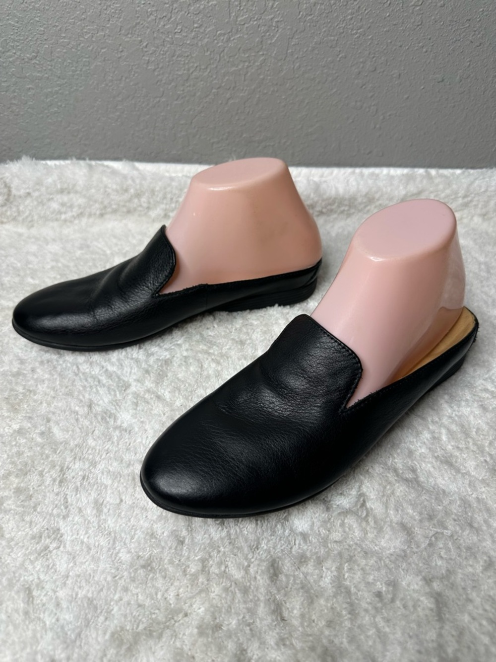 Dansko Lexie Black Milled Nappa Leather Slip On Mules Shoes Size 37 Us 6.5-7 - Picture 6 of 10